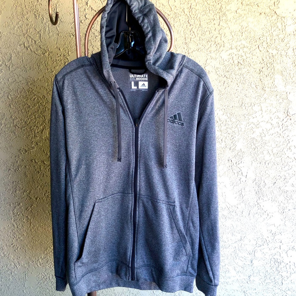 3 for $25 Men’s Adidas Climawarm Gray Hoodie Size L